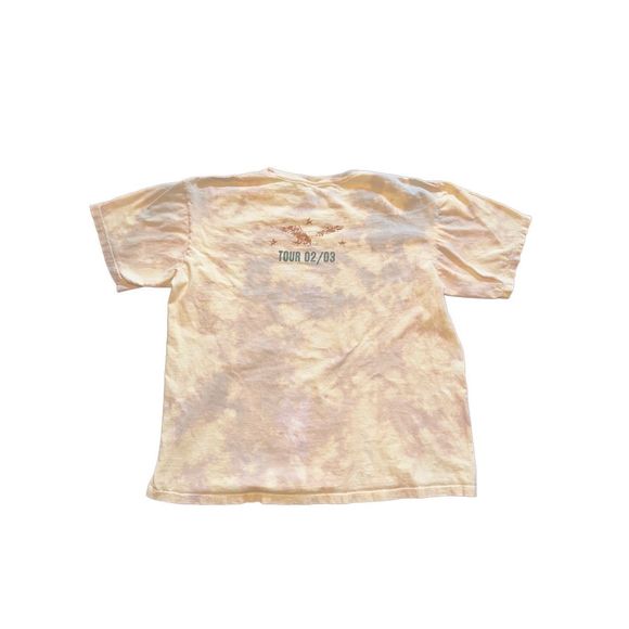 Vintage 2002 Bruce Springsteen & The E Street Band The World Tour Bleached Tee - Picture 2 of 5